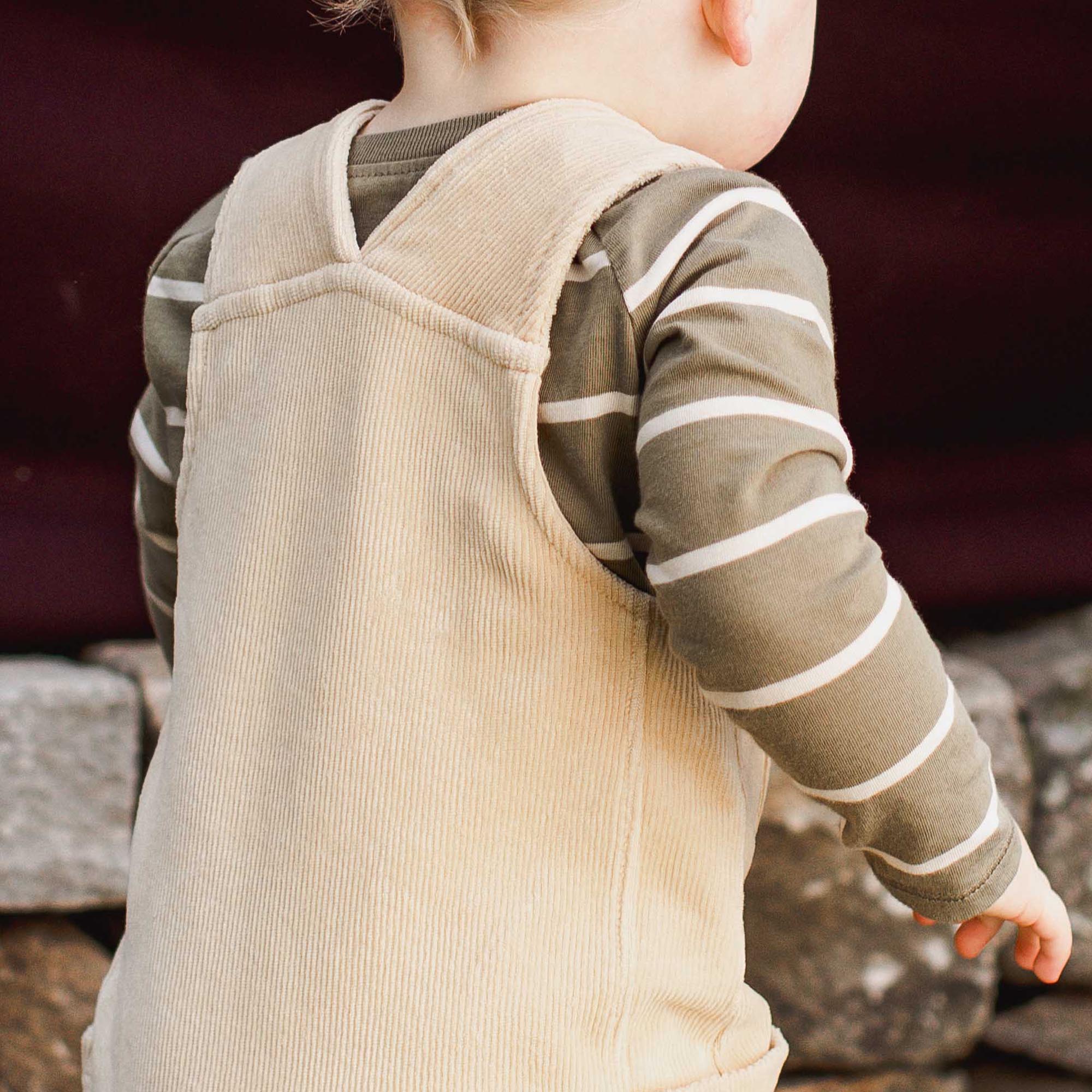 Organic Cotton Knit Corduroy Jumpsuit