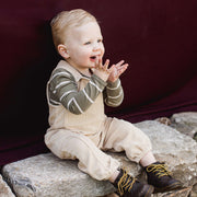 Organic Cotton Knit Corduroy Jumpsuit