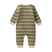 Organic Cotton Henley Serpentine Jumpsuit - Serpentine
