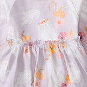 Organic Cotton Groovy Ghouls Tunic & Leggings Set - Lavender Petal