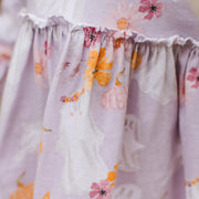 Organic Cotton Groovy Ghouls Tunic & Leggings Set - Lavender Petal