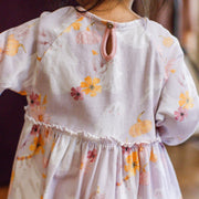 Organic Cotton Groovy Ghouls Tunic & Leggings Set - Lavender Petal