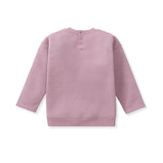 Organic Fleece Sweatshirt - Elderberry