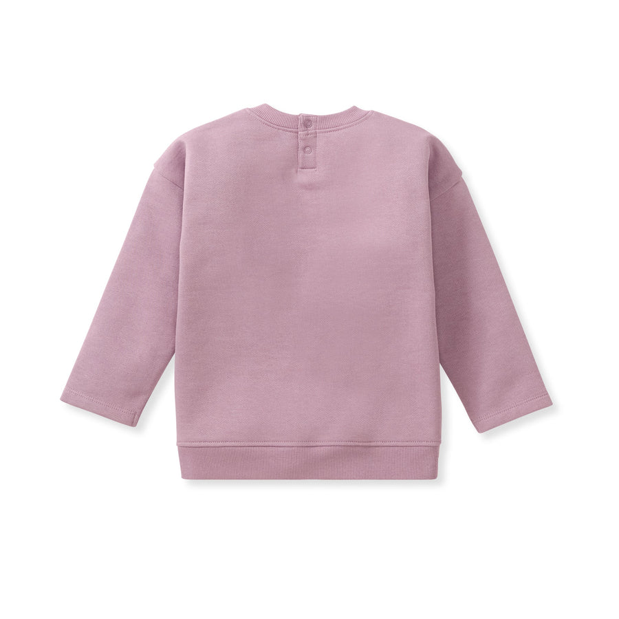 Organic Fleece Sweatshirt - Elderberry