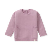 Organic Fleece Sweatshirt - Elderberry