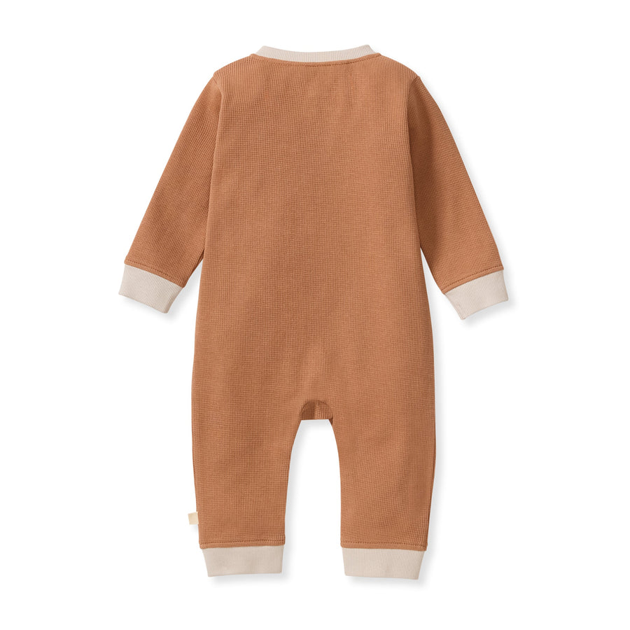 Organic Cotton Henley Thermal Jumpsuit
