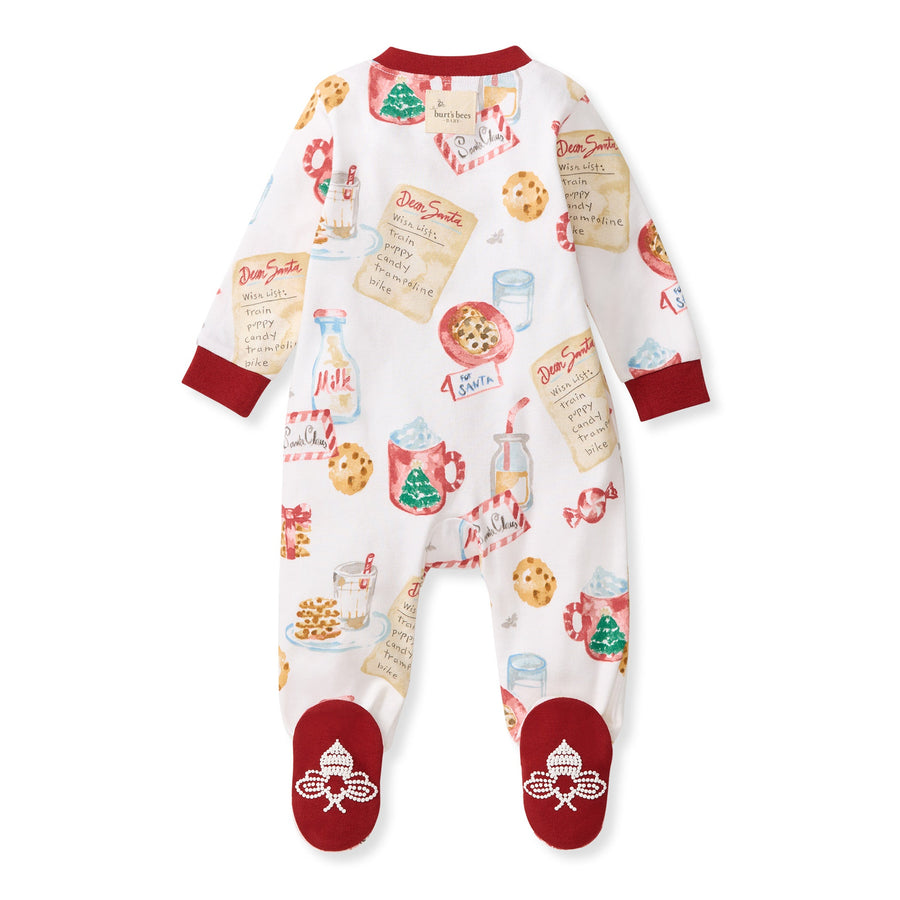 Organic Cotton Sleep & Play (Loose Fit) - Cookies for Santa