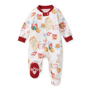 Organic Cotton Sleep & Play (Loose Fit) - Cookies for Santa