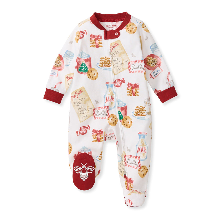 Organic Cotton Sleep & Play (Loose Fit) - Cookies for Santa