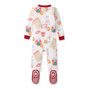Organic Cotton Sleeper (Tight Fit) - Cookies for Santa