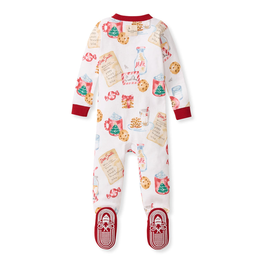 Organic Cotton Sleeper (Tight Fit) - Cookies for Santa