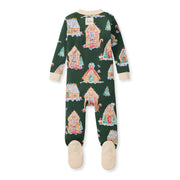 Organic Cotton Sleeper (Tight Fit) - Gingerbread Houses