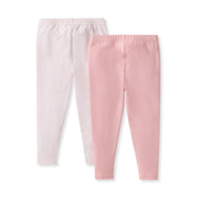 2 Pack Organic Cotton Leggings - Pink