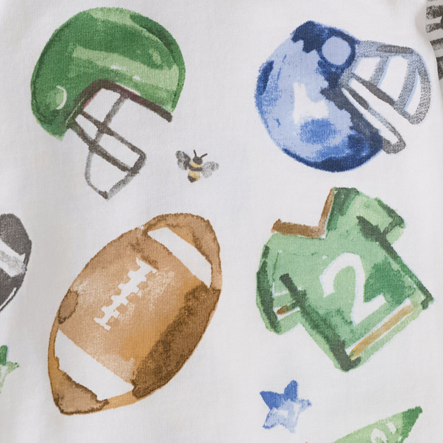 3 Pack Field Goal & Soccer Field Boy Bodysuits