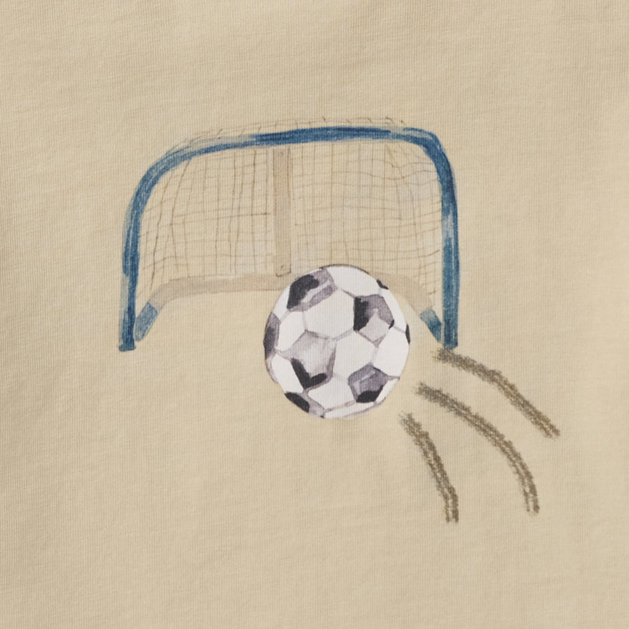 Organic Cotton Soccer Graphic T-Shirt