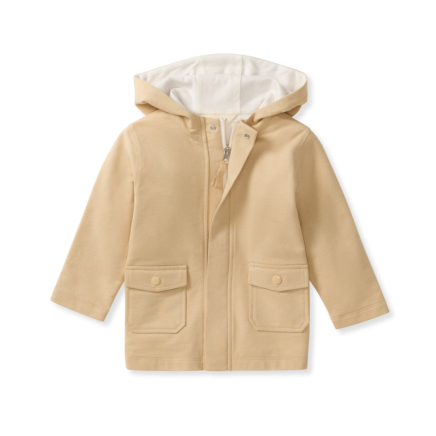 Organic Cotton  Utility Jacket - Semolina