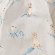 2 Pack Top Dog Long Sleeve Bodysuits - Pale Oak Wood