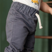 2 Pack Organic Cotton Basic Joggers - Basalt