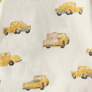 2 Pack Truck Long Sleeve Bodysuits - Eggshell