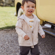 3 Piece Organic Cotton Truck Set - Eggshell