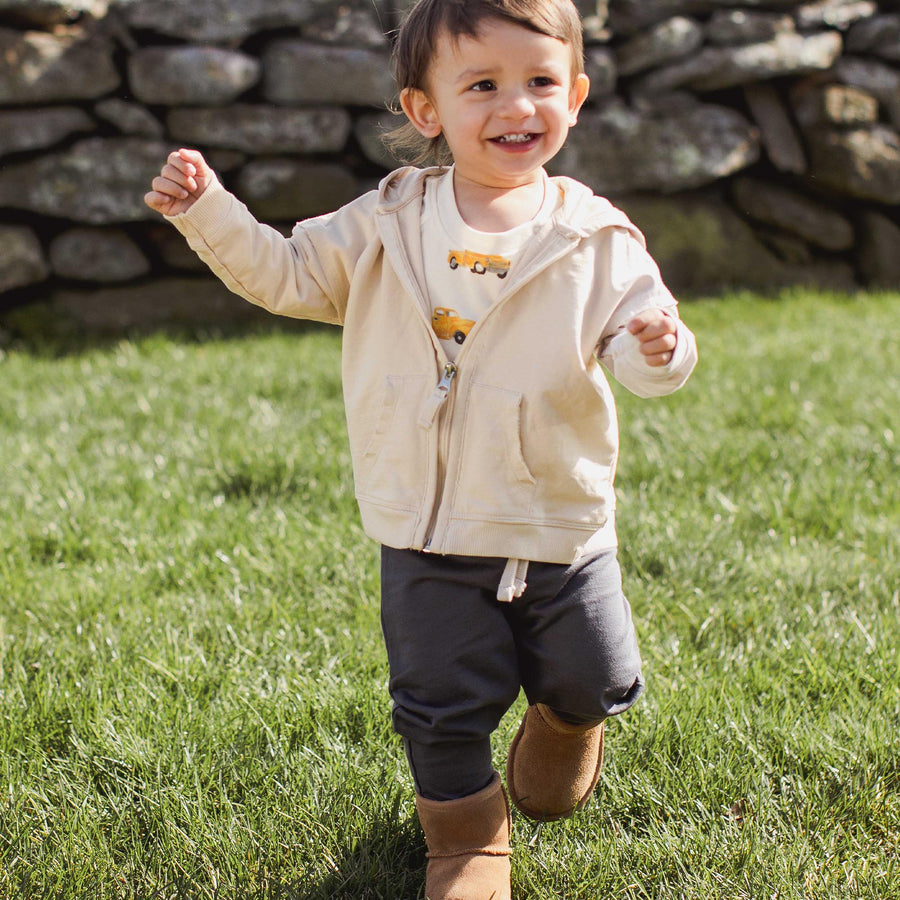 3 Piece Organic Cotton Truck Set - Eggshell