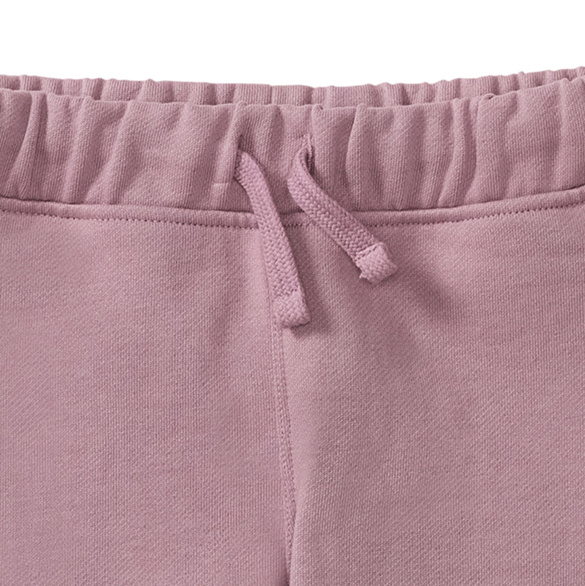 Organic Cotton Knit Fleece Jogger - Elderberry