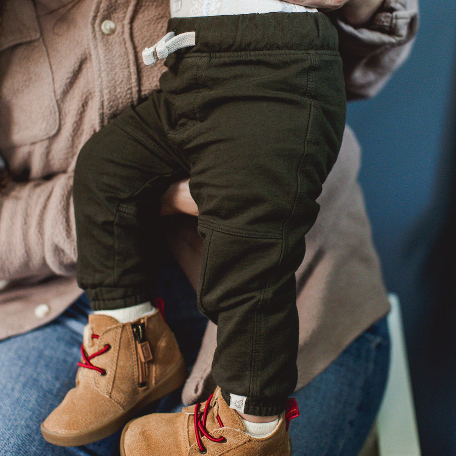 Organic Cotton Seamed Cinch Pant