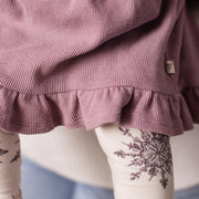 Elegant Snowflake Tunic & Legging Set - Elderberry