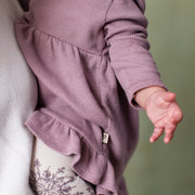 Elegant Snowflake Tunic & Legging Set - Elderberry