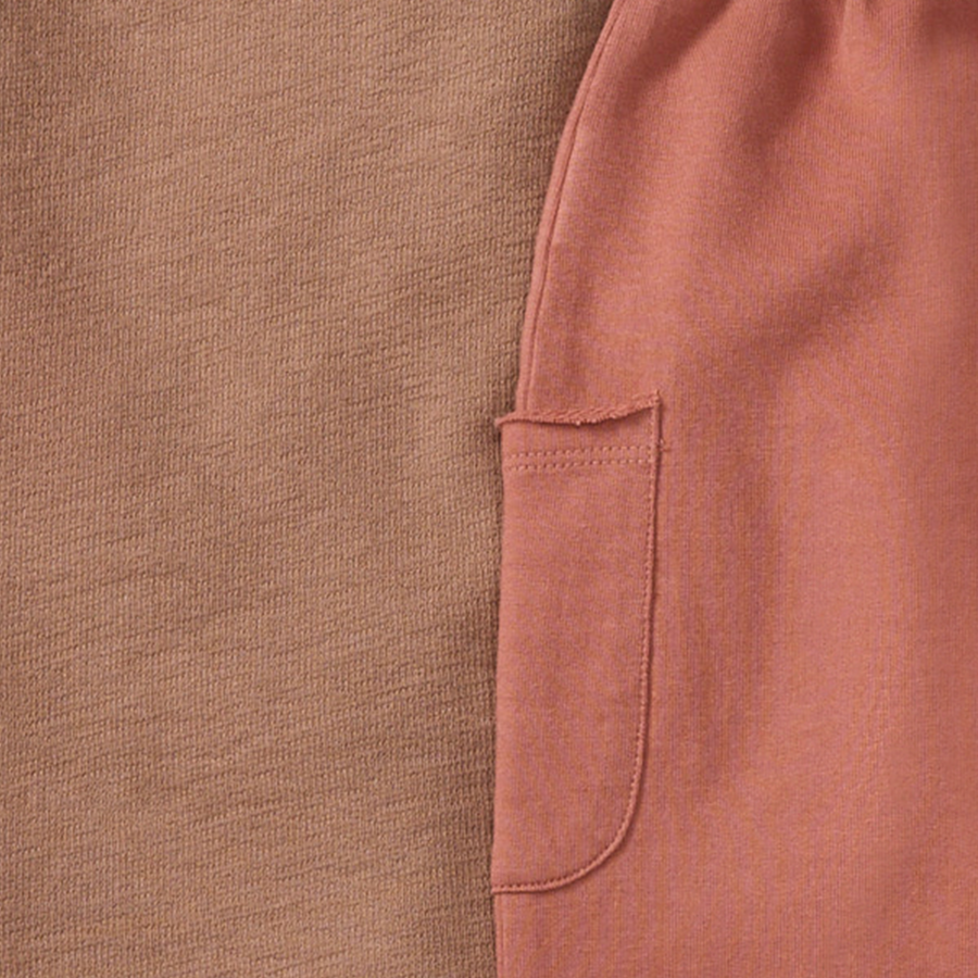 Organic Cotton Textured Knit Tee and Pant Set - Ginger Loaf