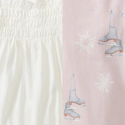 Ice Skates Organic Tunic & Pants Set - Eggshell