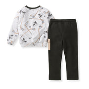 Hockey Season Sweatshirt & Pants Set - Shadow