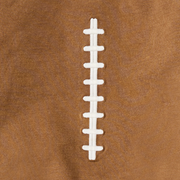 Organic Cotton Acid Wash Football Sweatshirt Set - Hunter