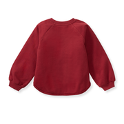 Believe Organic Cotton Sweatshirt - Brick