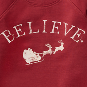 Believe Organic Cotton Sweatshirt - Brick
