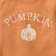 Organic Cotton  Pumpkin Sweatshirt - Caramel Apple