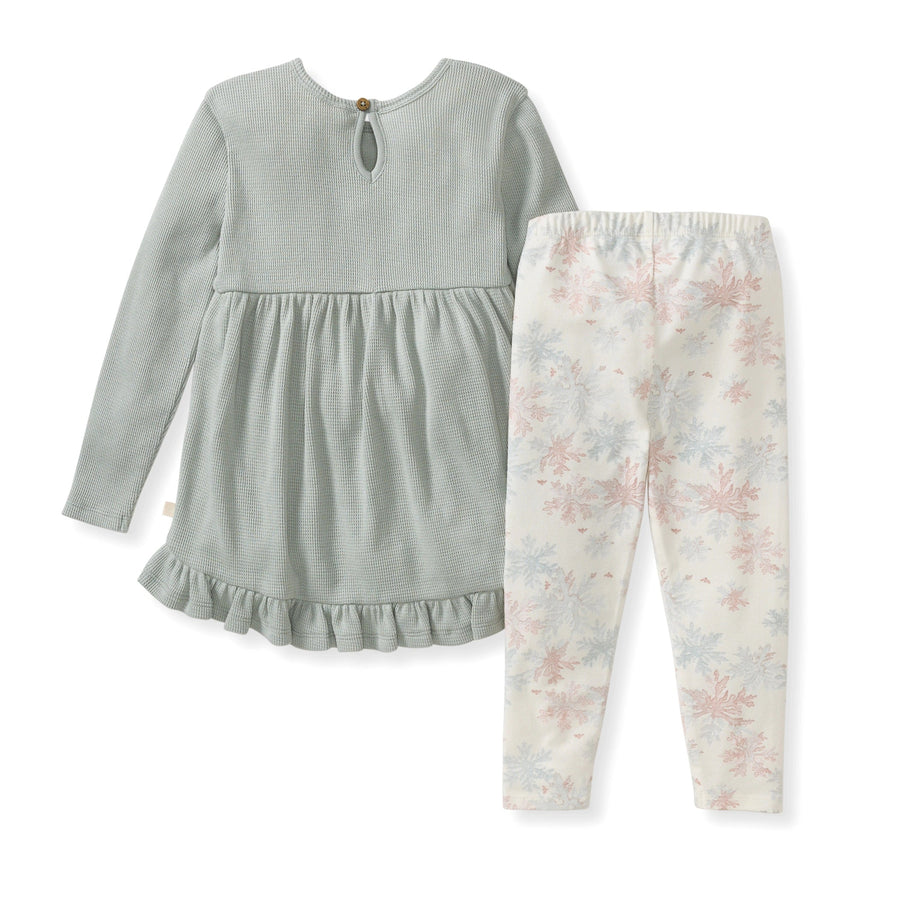 Snowflake Flurries Organic Tunic & Pants Set