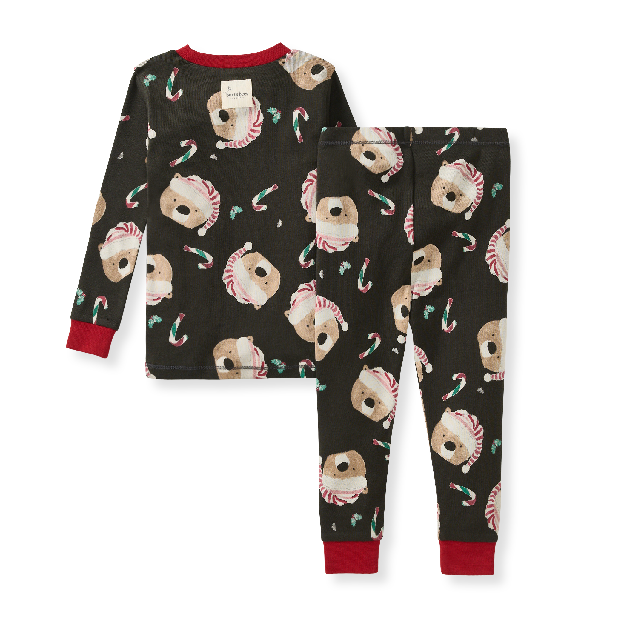 2-Piece PJ Set - Candy Cane Bears