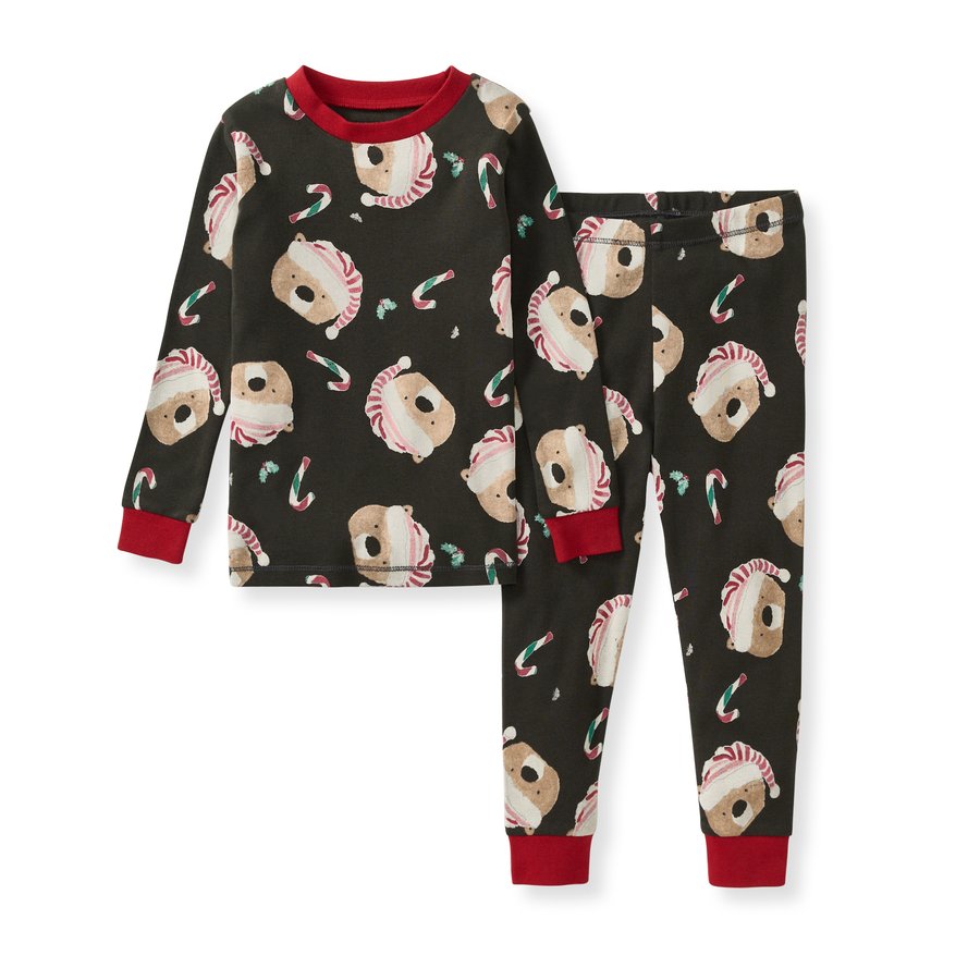 2-Piece PJ Set - Candy Cane Bears