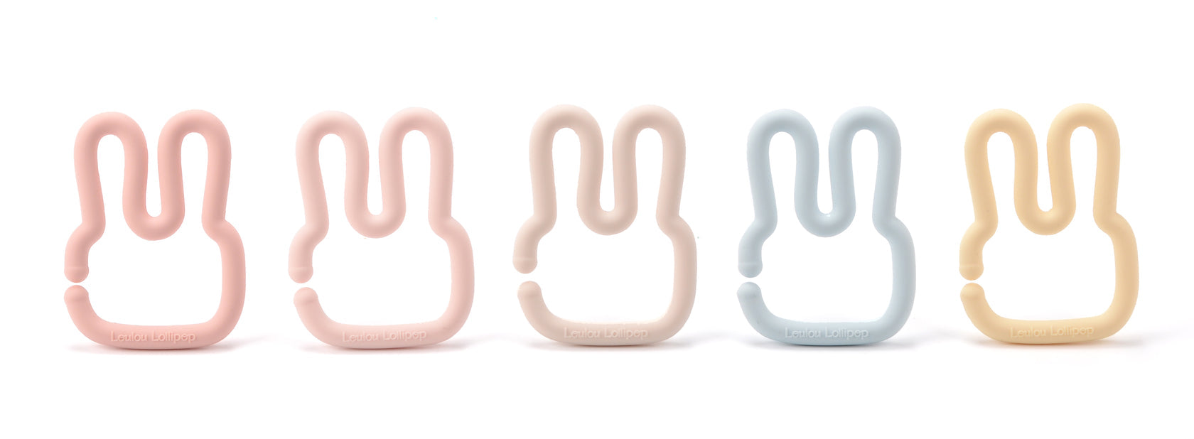 Silicone Bunny Links - Pastel