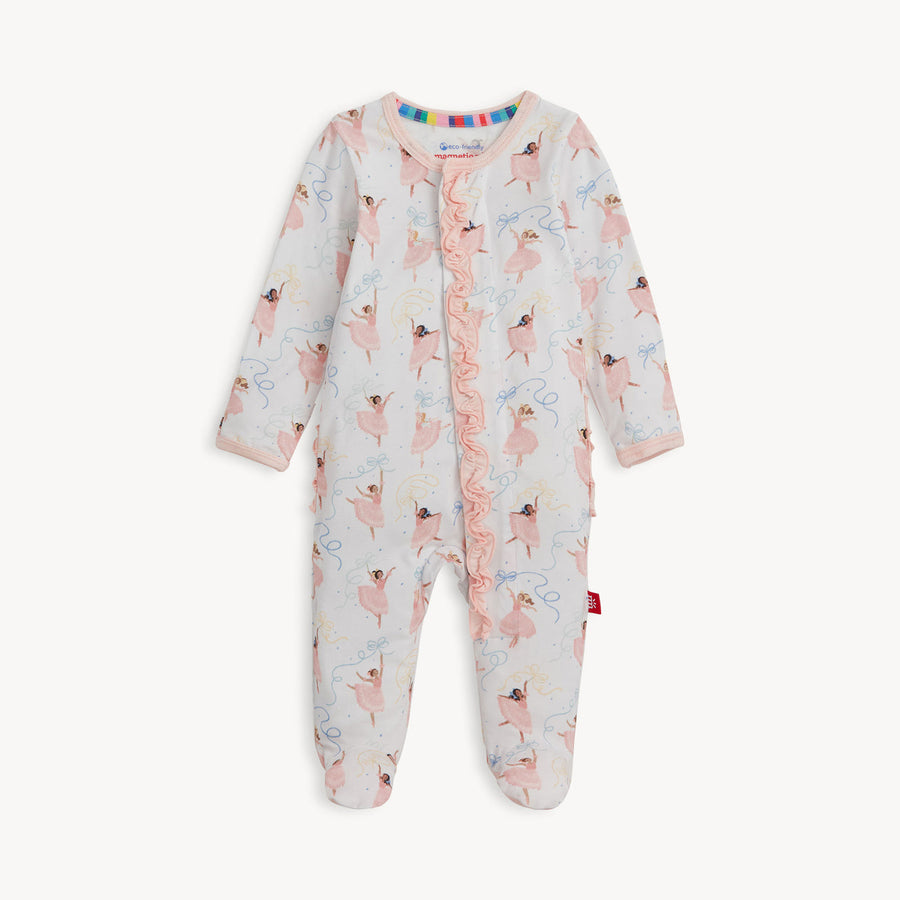 Modal Magnetic Footie with Ruffle - Pretty Plies
