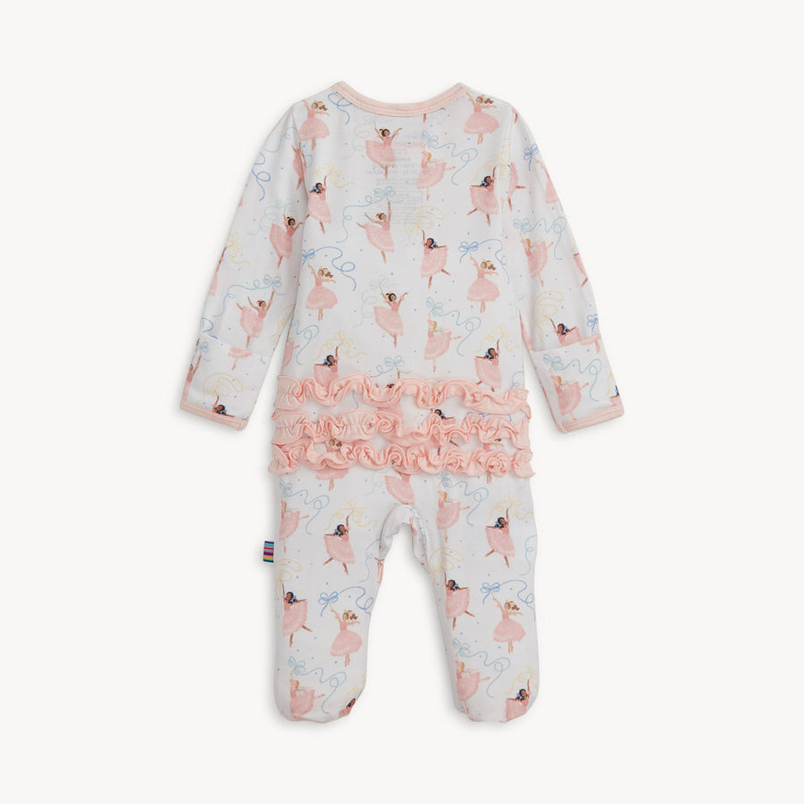 Modal Magnetic Footie with Ruffle - Pretty Plies