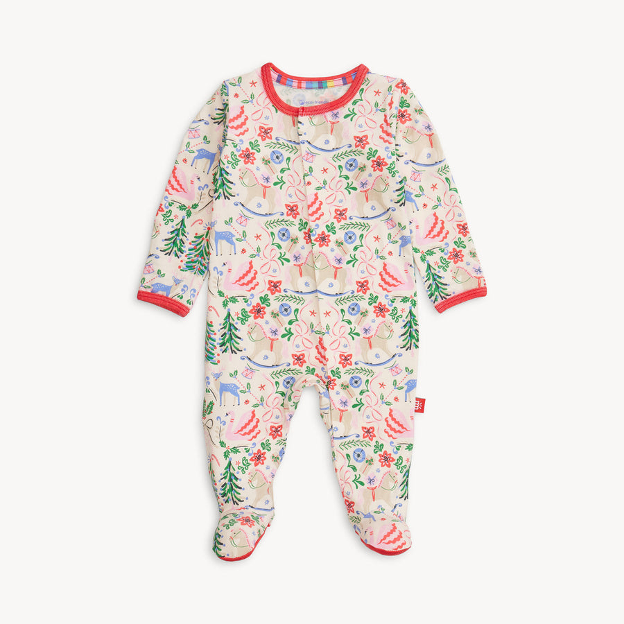 Modal Magnetic Footie - Sugar Plum Dreams