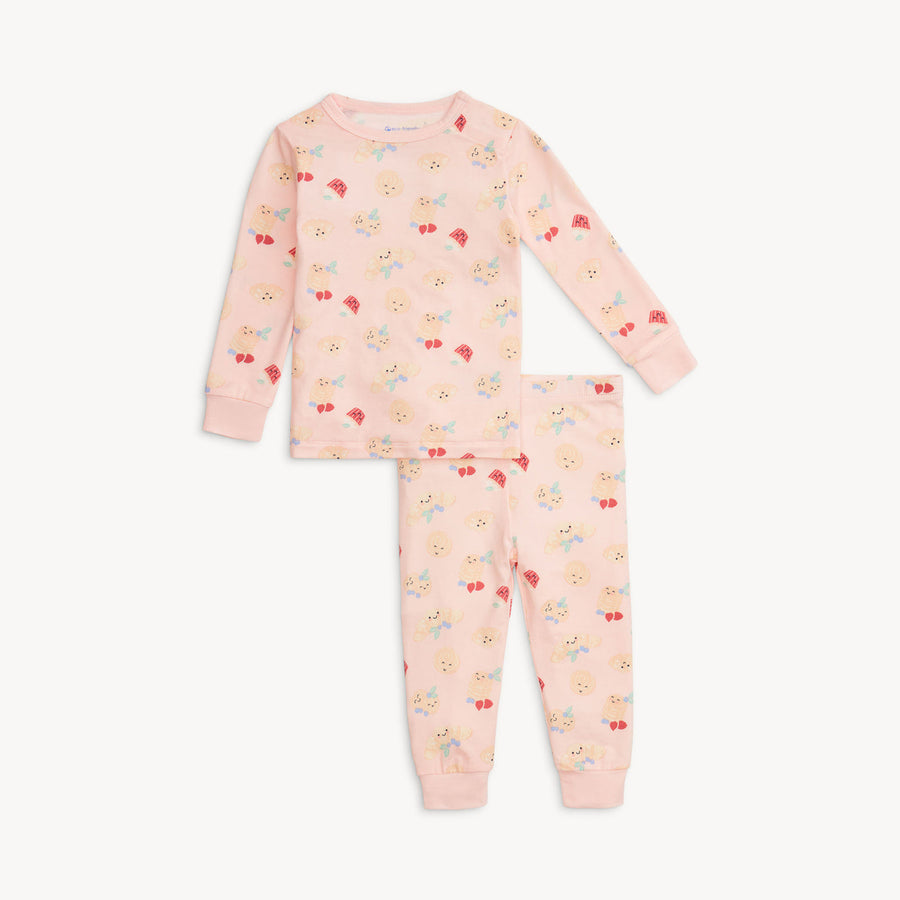 Modal Magnetic Long Sleeve Toddler Pajamas - Bake My Day