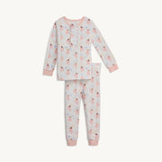 Modal Magnetic Long Sleeve Toddler Pajamas - Pretty Plies