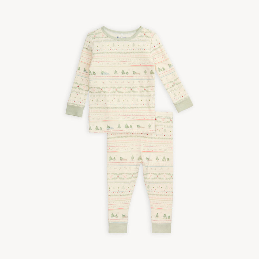 Modal Magnetic Long Sleeve Toddler Pajamas - Time of Wonder
