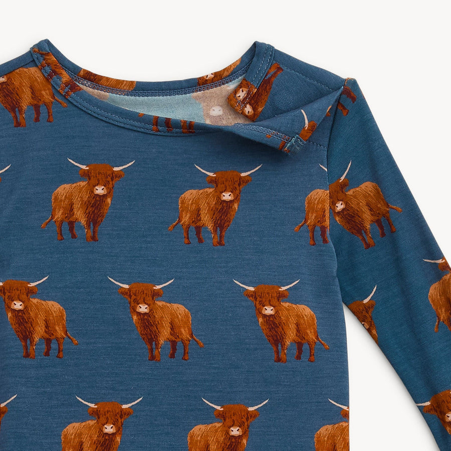 Modal Magnetic Long Sleeve Toddler Pajamas - Word to Your Herd