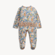 Modal Magnetic Ruffle Footie - Flora