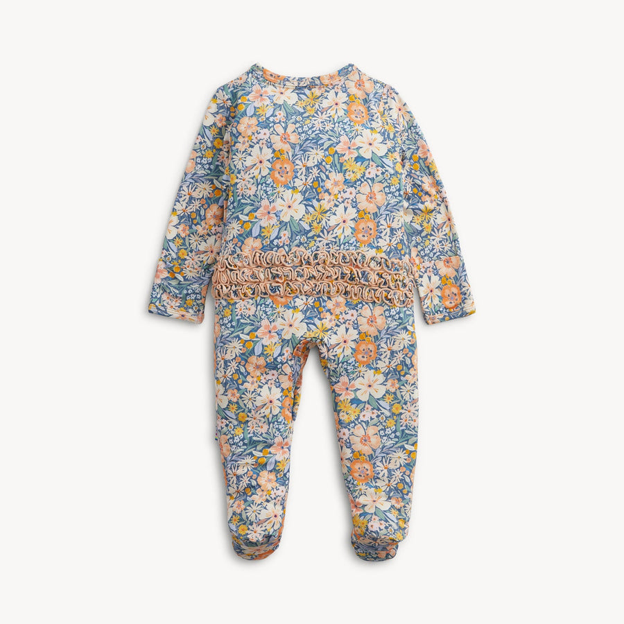 Modal Magnetic Ruffle Footie - Flora