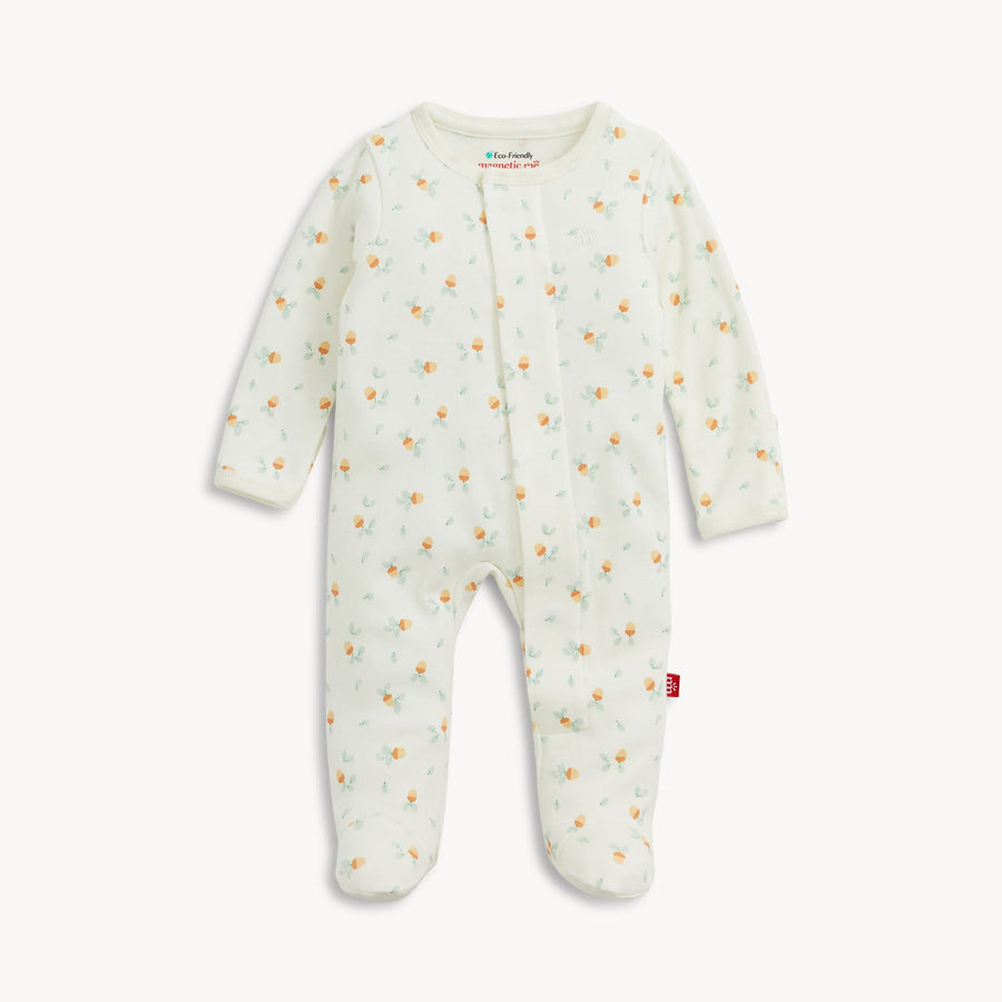 Organic Cotton Magnetic Footie - Acorns